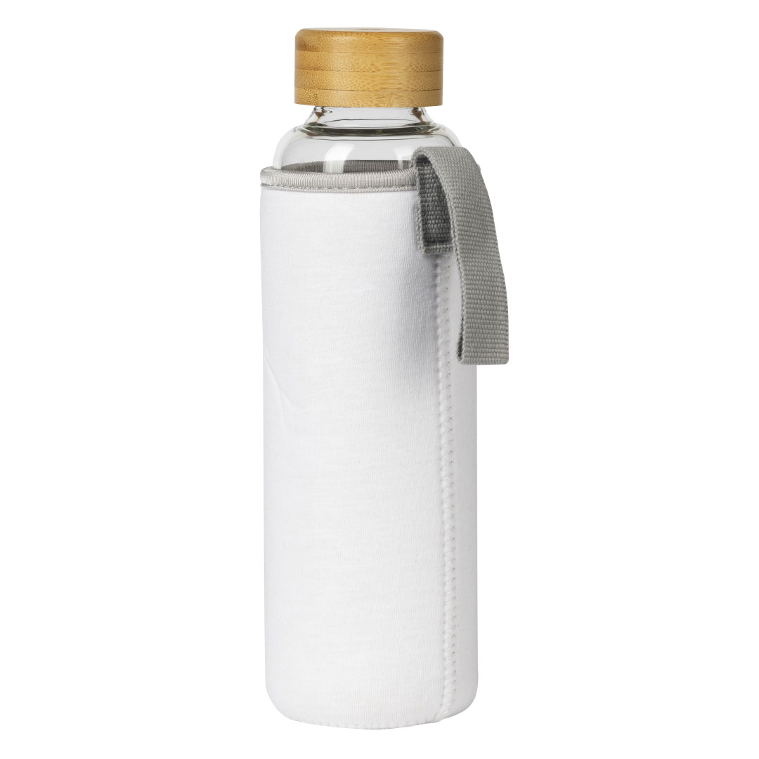 Trinkflasche mit Neoprenhülle, 600 ml