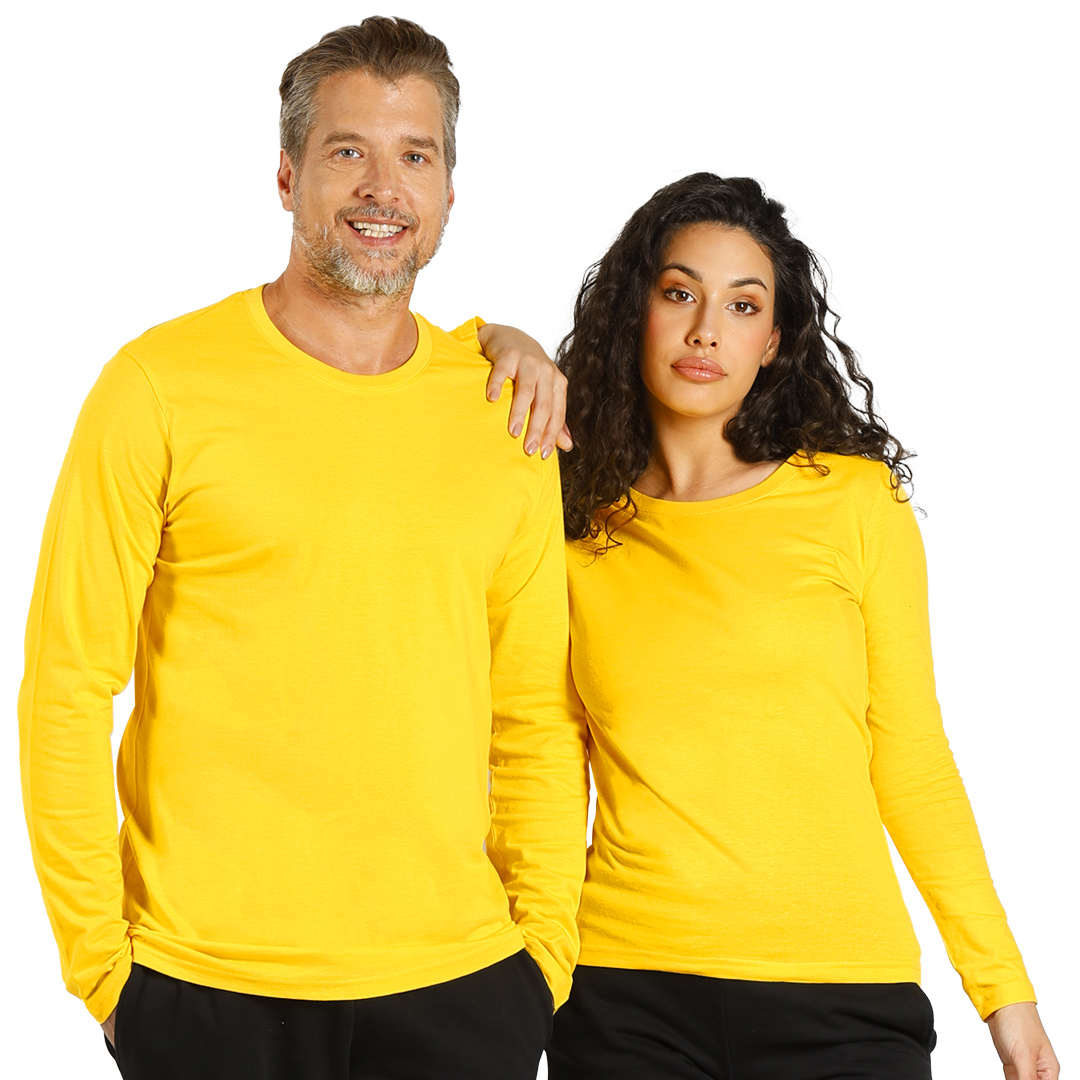 Langarmshirt aus Baumwolle, 160 g/m2