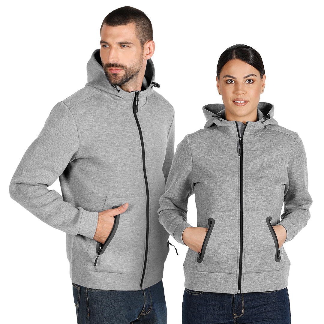 Damen-Hoodie mit Reissverschluss, 380 g/m2